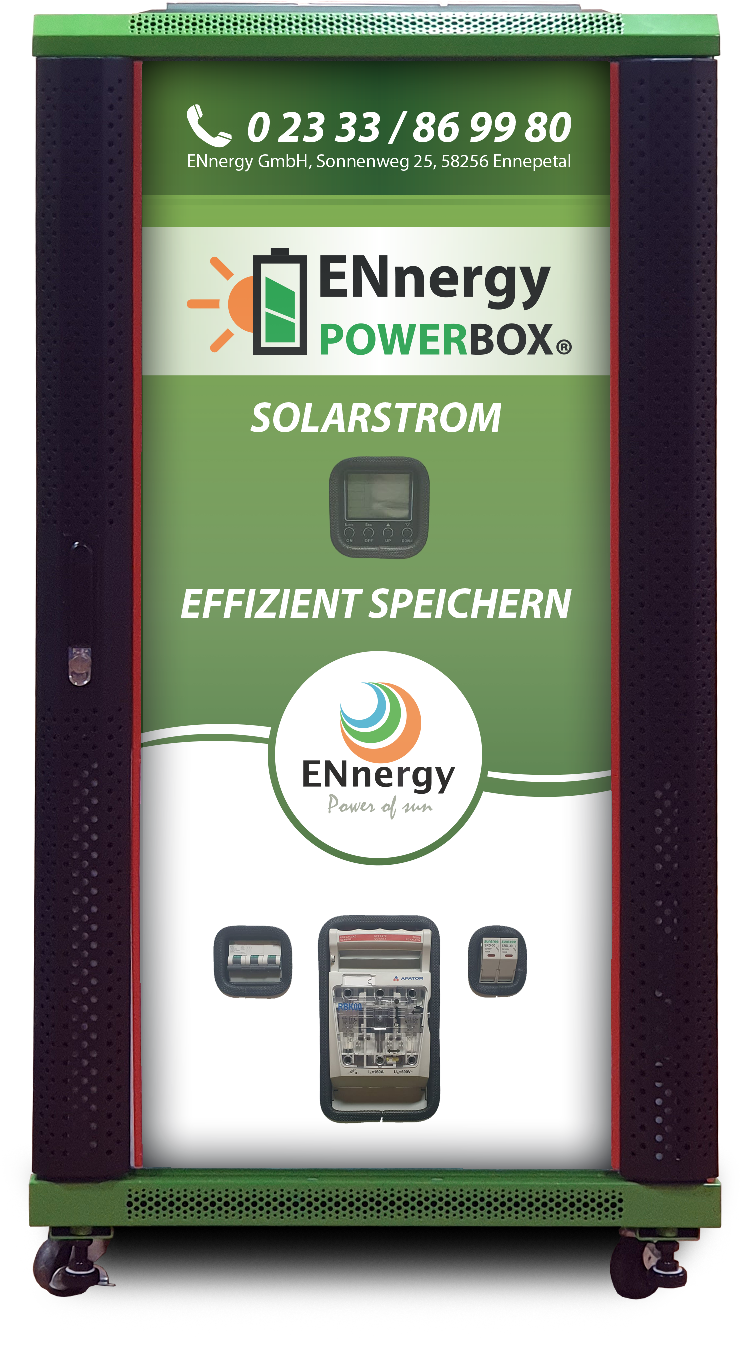 Photovoltaik-Batteriespeicher ENnergy POWERBOX für Unternehmen