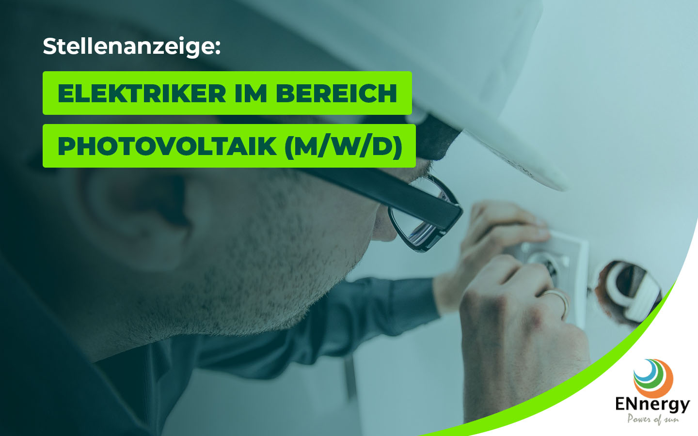 Read more about the article Stellenangebot: Elektriker im Bereich Photovoltaik (m/w/d)