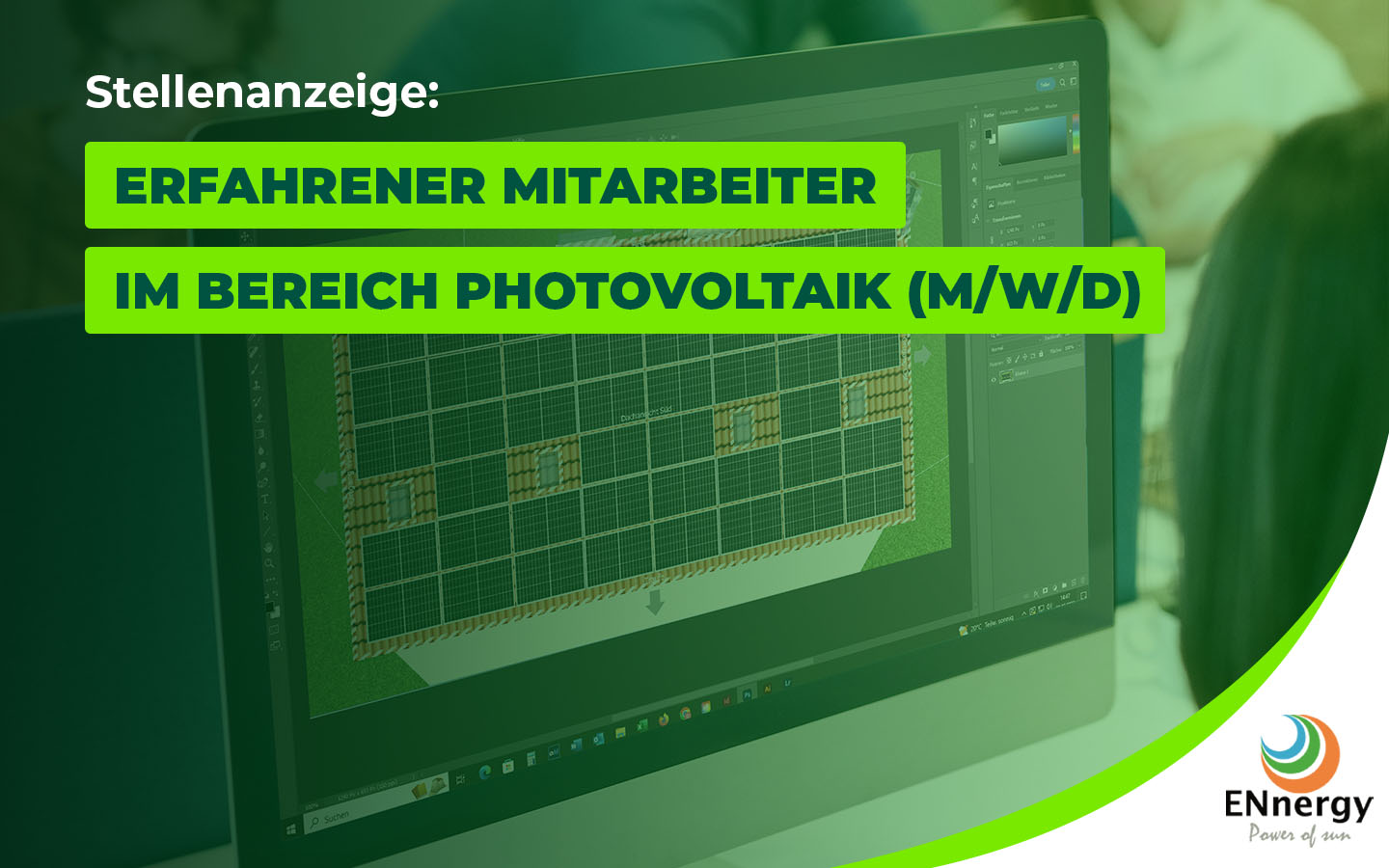Read more about the article Stellenangebot: Erfahrener Mitarbeiter im Bereich Photovoltaik (m/w/d)