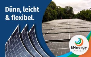 Leichte und flexible Solarmodule für Dächer mit geringer Traglast