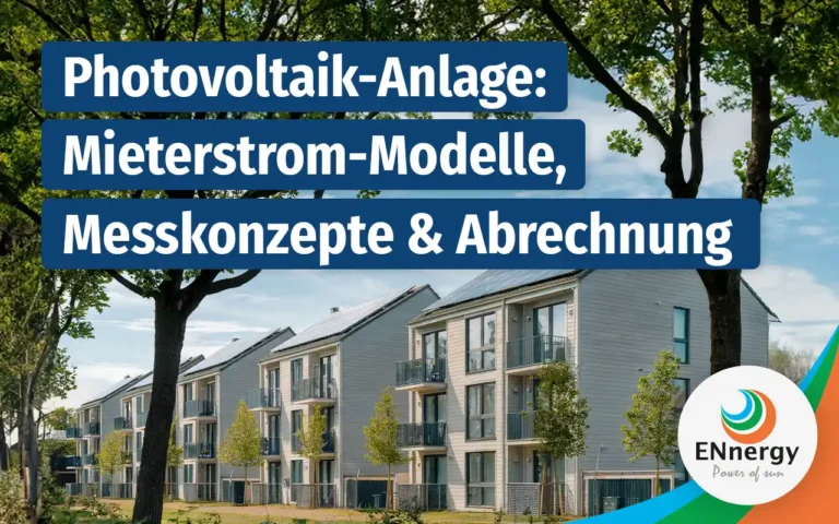 Mieterstrom 2025: Messkonzepte, Abrechnung & Photovoltaik-Anlagen für Vermieter