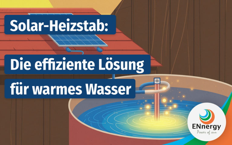 Warmwasser mit PV-Heizstab: Effiziente Lösung fürs Zuhause