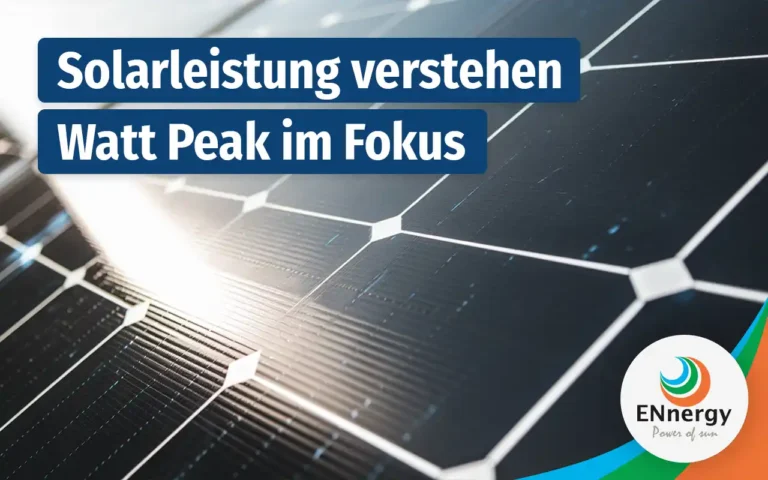 Watt Peak (Wp): Bedeutung & Berechnung einfach erklärt