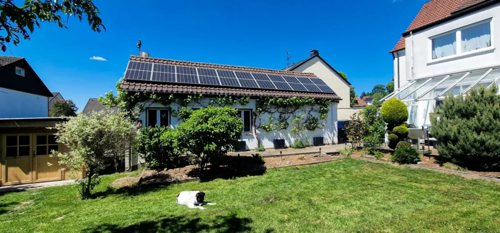Bifaziale Solarmodule - Ost-West-Anlage