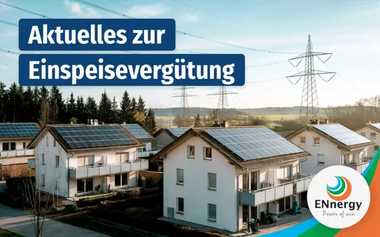 Aktuelle Einspeisevergütung 2026 für Photovoltaik-Anlagen